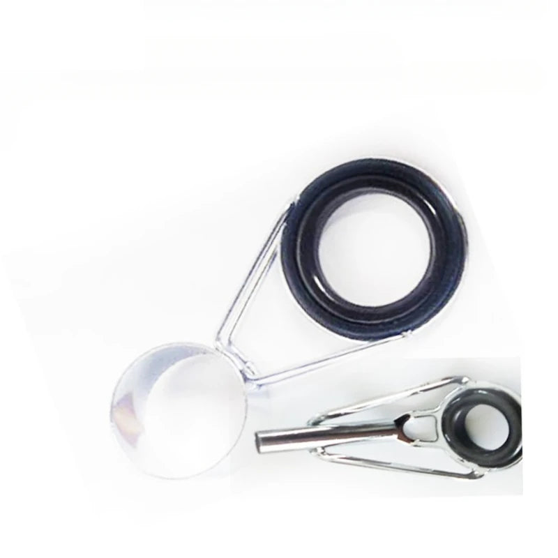 High Carbon Fishing Rod Guide Ring Set - 7 Packs - HookUpCo.