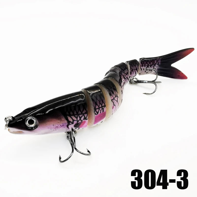 HookUpCo. Multi-Jointed Lures for Bass Fishing