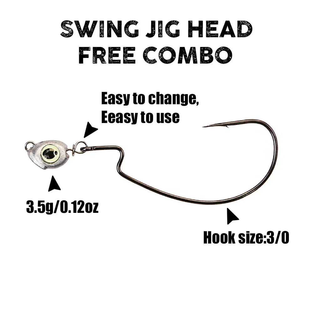 HookUpCo. Cheburashka Sinker Jig Head Weights - HookUpCo.