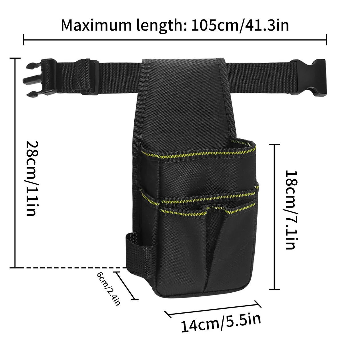 HookUpCo Tool Waist Pouch Bag