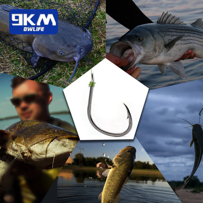HookUpCo. Saltwater Fishing Hooks - 25-100 Pcs - HookUpCo.
