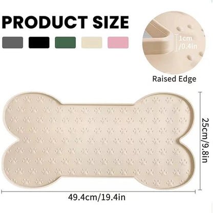 HookUpCo. Silicone Dog Feeding Mat, Easy Clean