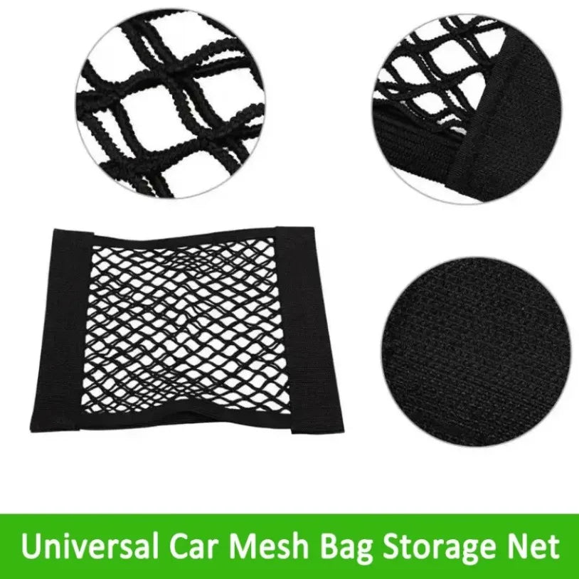 Universal Car Mesh Storage Net for Organized Trunk Space