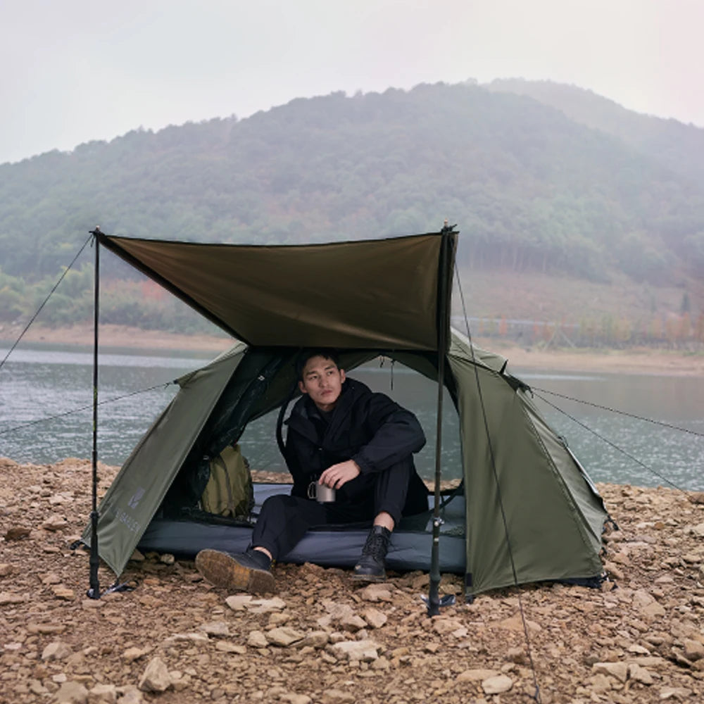 HookUpCo. Waterproof Camping Tent with Sun Protection - HookUpCo.