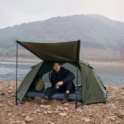HookUpCo. Waterproof Camping Tent with Sun Protection - HookUpCo.