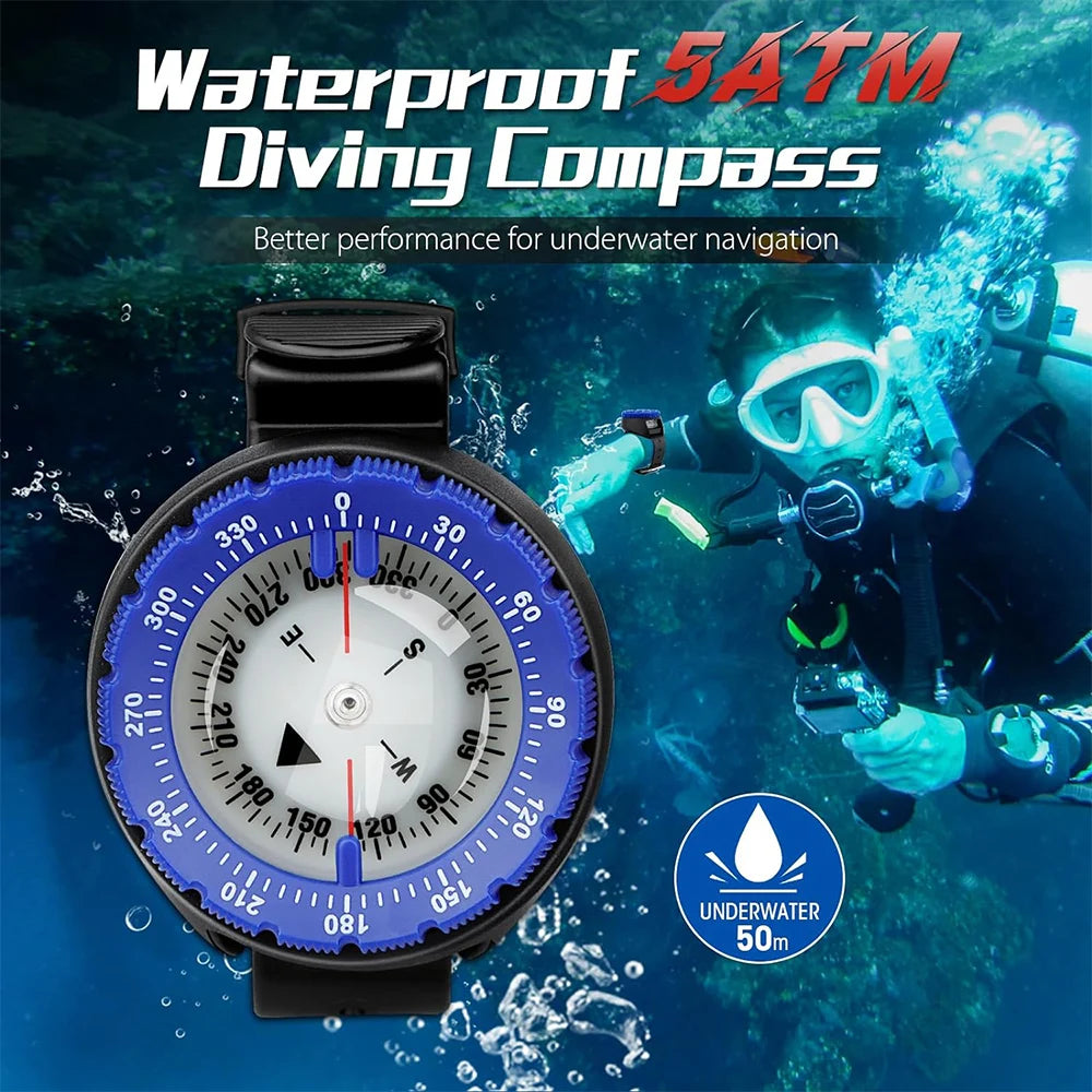 HookUpCo. Waterproof Diving Compass