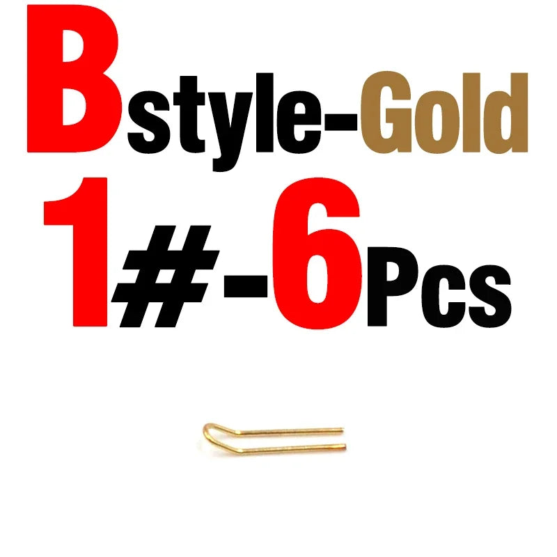 Premium Fishing Rod Guide Replacement Set - 6 Pcs - HookUpCo.