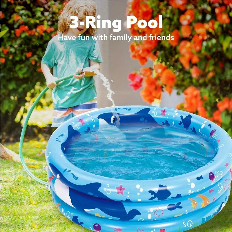 HookUpCo. Inflatable Kiddie Pool