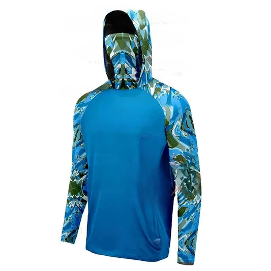 Men's UV Protection Fishing Hoodie for Summer Adventures - HookUpCo.
