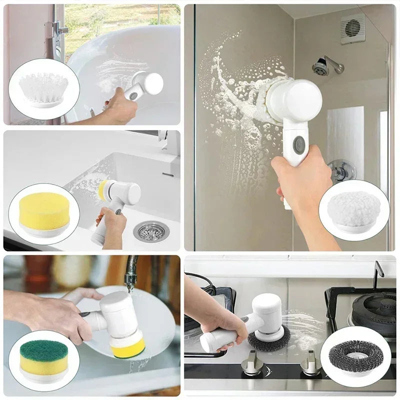 Cordless Electric Spin Scrubber