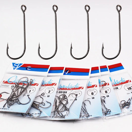 HookUpCo. 20pcs Black Sea Fishing Squid Hooks - HookUpCo.