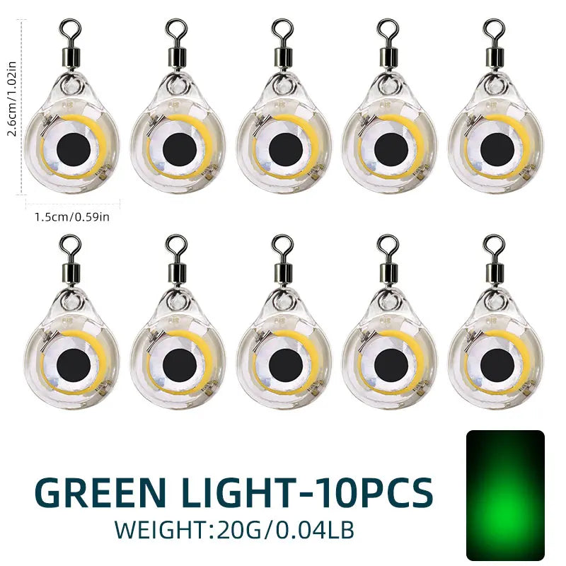 HookUpCo. Luminous Mini LED Fishing Lures Set - HookUpCo.