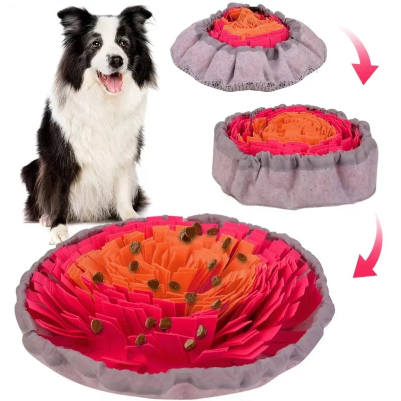 HookUpCo. Washable Pet Sniffing Feeder Mat
