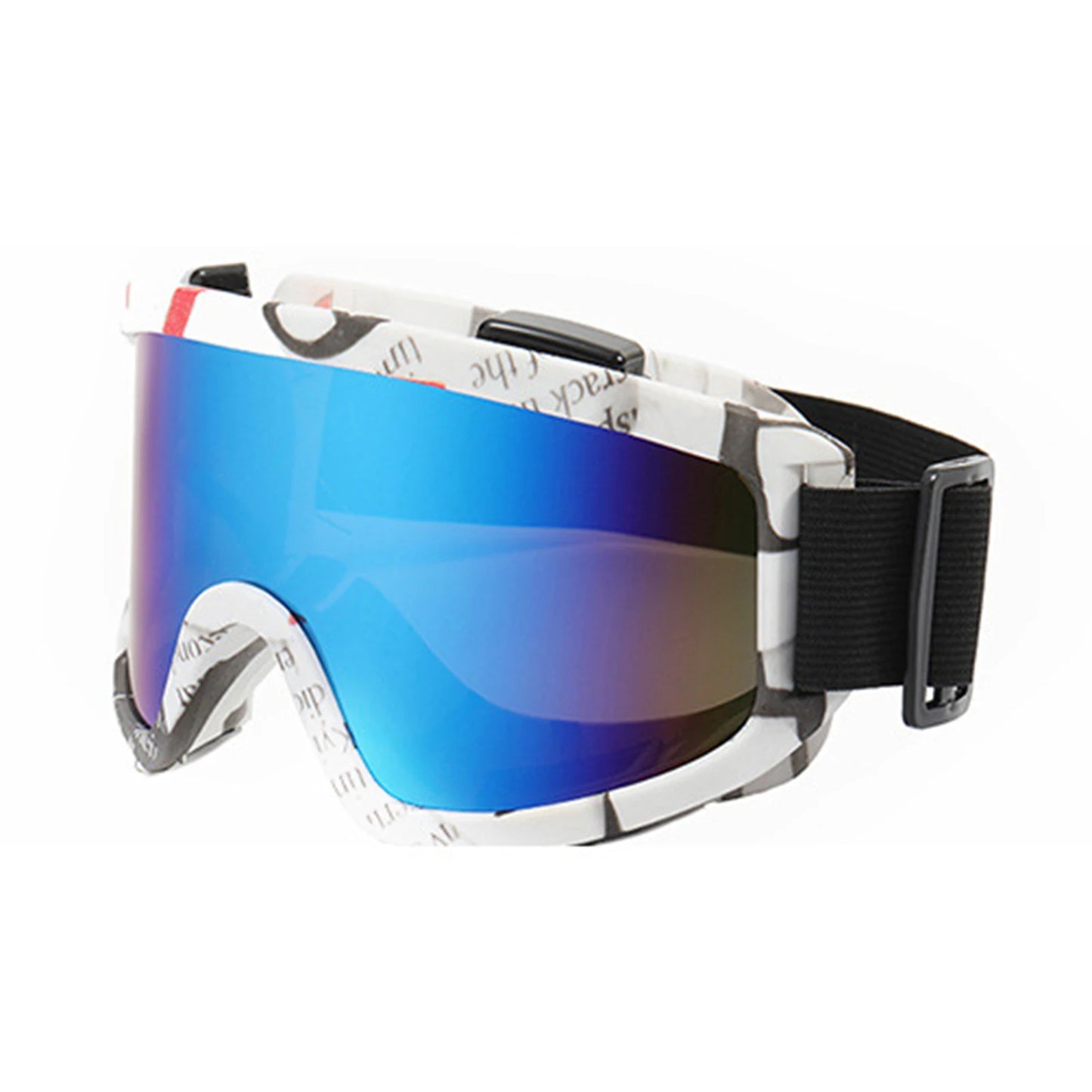 Large Frame Ski Goggles with Colorful Anti-Glare Lens