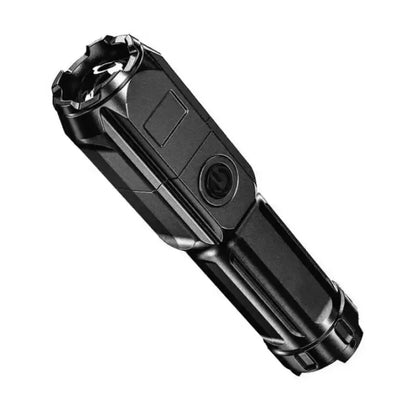 USB Rechargeable Waterproof LED Flashlight for Outdoor Use
