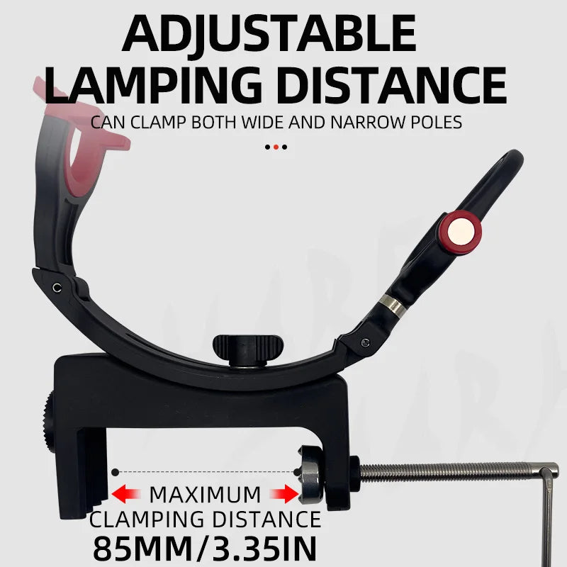 HookUpCo. Adjustable Double-Head Fishing Rod Holder - HookUpCo.