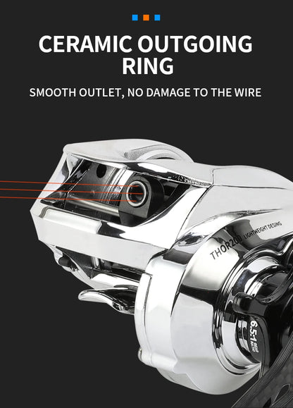 HookUpCo. High-Speed Saltwater Baitcasting Reel - HookUpCo.