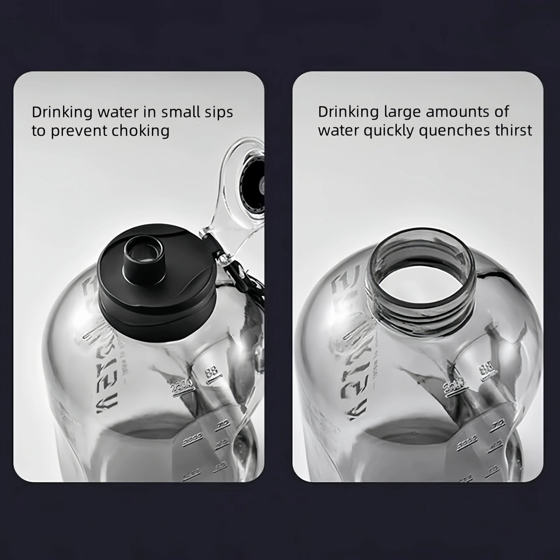 HookUpCo. 1.7L Portable Sports Water Bottle - HookUpCo.