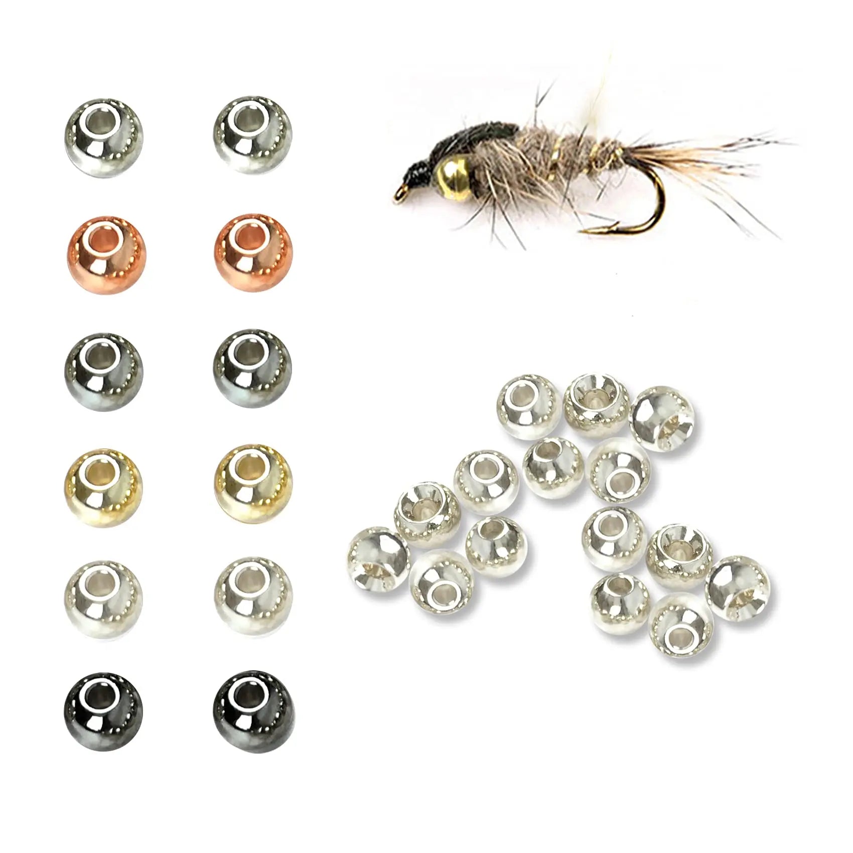 HookUpCo. Brass Fly Tying Beads - HookUpCo.