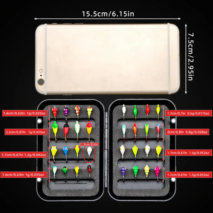 HookUpCo. Premium Ice Fishing Lure Kit, 8pcs