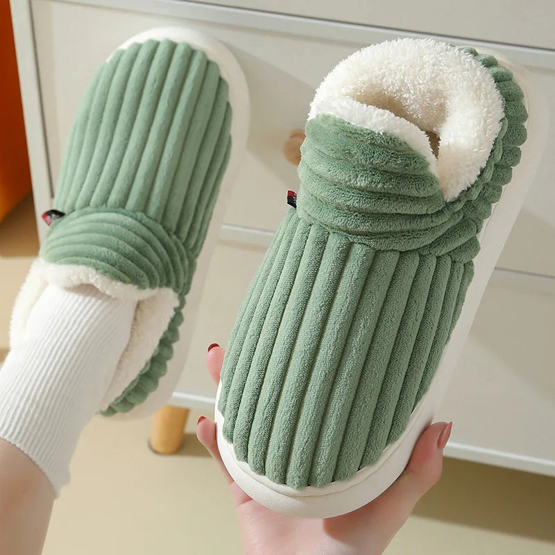 Cozy Plush Furry Slides for Men and Women by HookUpCo.
