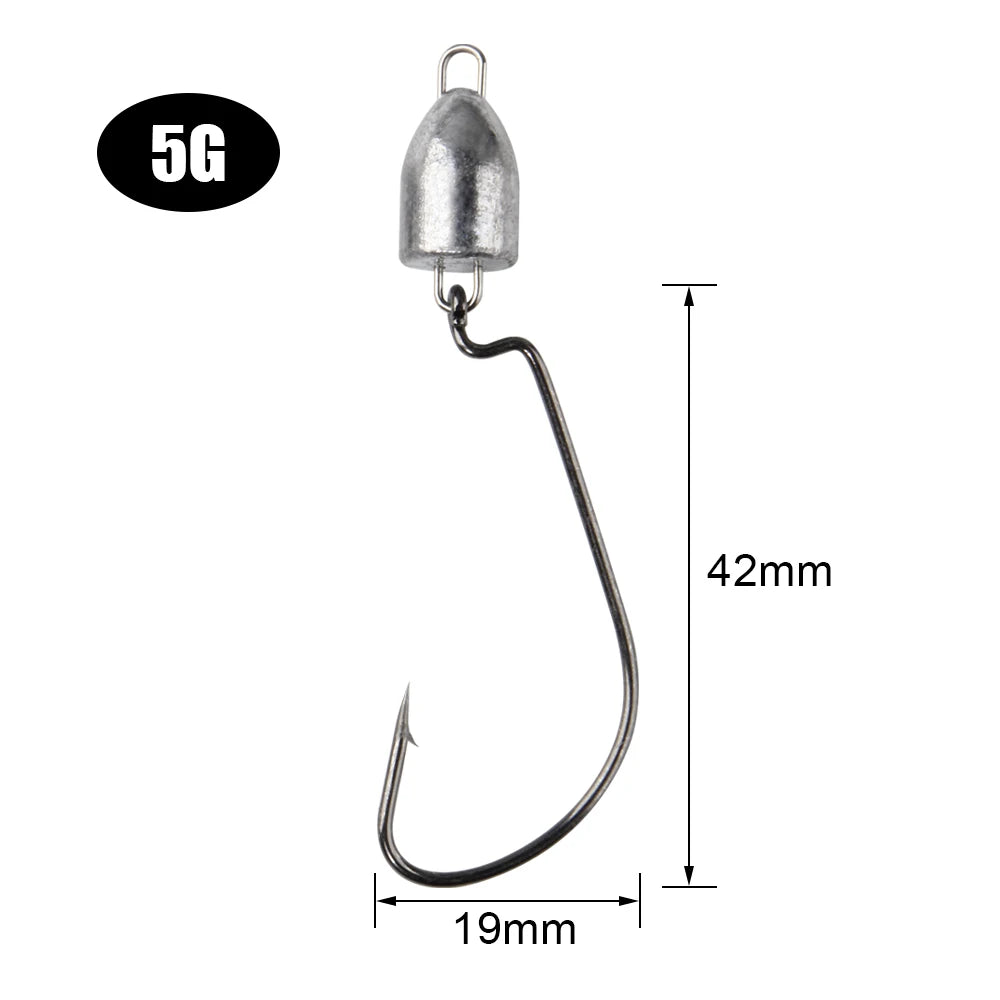 HookUpCo. Weedless Jig Heads 3.5g-10g - HookUpCo.