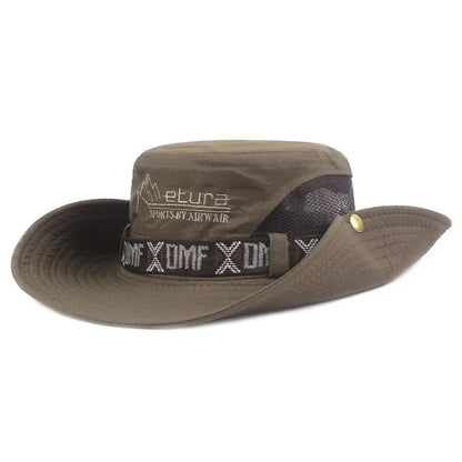 HookUpCo UV Wide Brim Bucket Hat