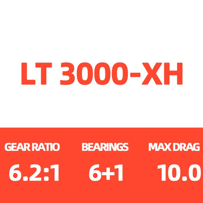 HookUpCo. 2025 Caldia LT Spinning Reel, 6+1BB