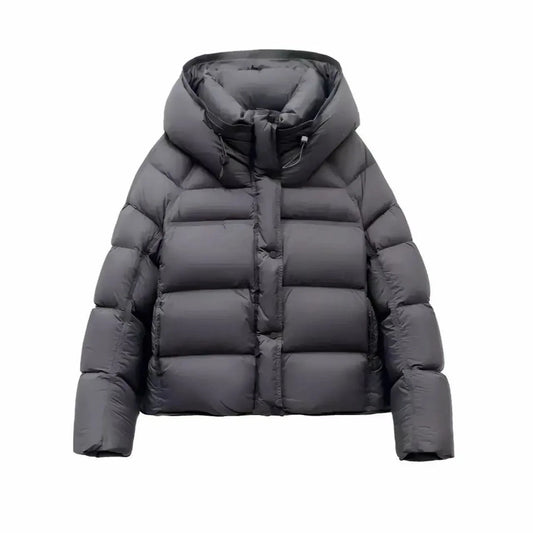 HookUpCo. Women's Hooded Cotton Padded Winter Jacket