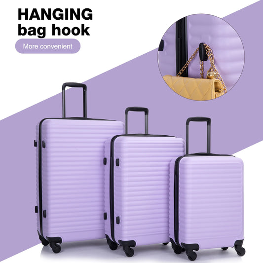 HookUpCo. Durable Hardside Luggage Set