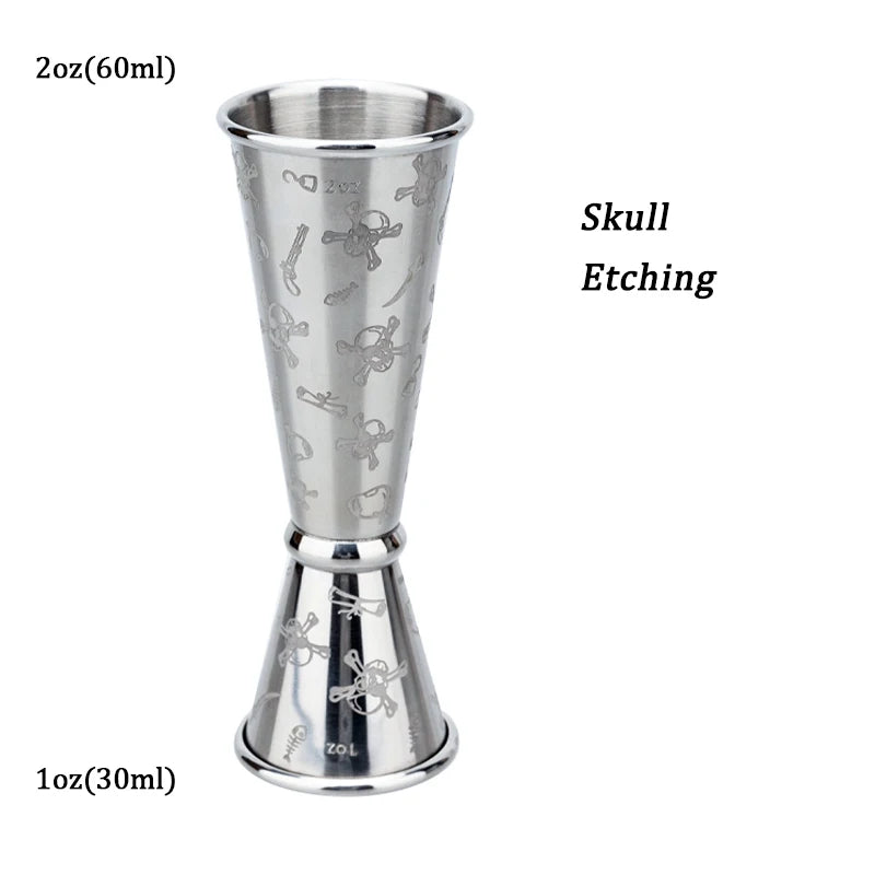 HookUpCo. Stainless Steel Cocktail Jigger Set