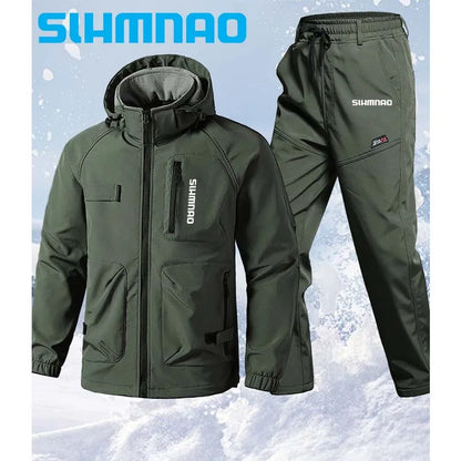 HookUpCo. Winter Men's Waterproof Jacket Set - HookUpCo.