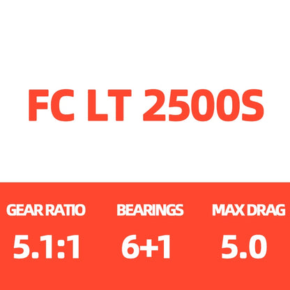 HookUpCo. 2025 Caldia LT Spinning Reel, 6+1BB