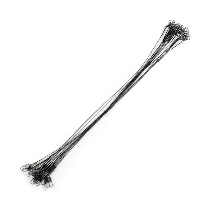 HookUpCo. 20PC Steel Fishing Line Leaders Set