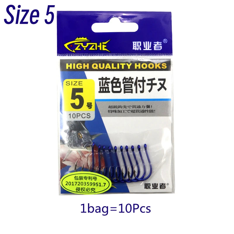 HookUpCo. High Carbon Steel Fishing Hooks Set - HookUpCo.