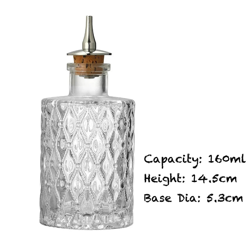 Vintage Cocktail Bitters Bottle for Home Bars