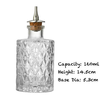 Vintage Cocktail Bitters Bottle for Home Bars