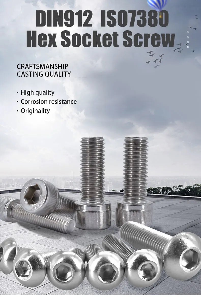 Stainless Steel Hex Socket Screws
