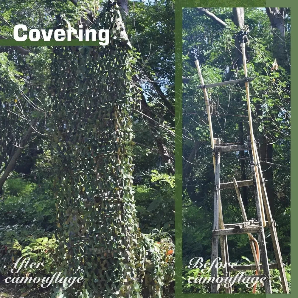 Camouflage Net Bulk Roll for Hunting, Decor, and Camping