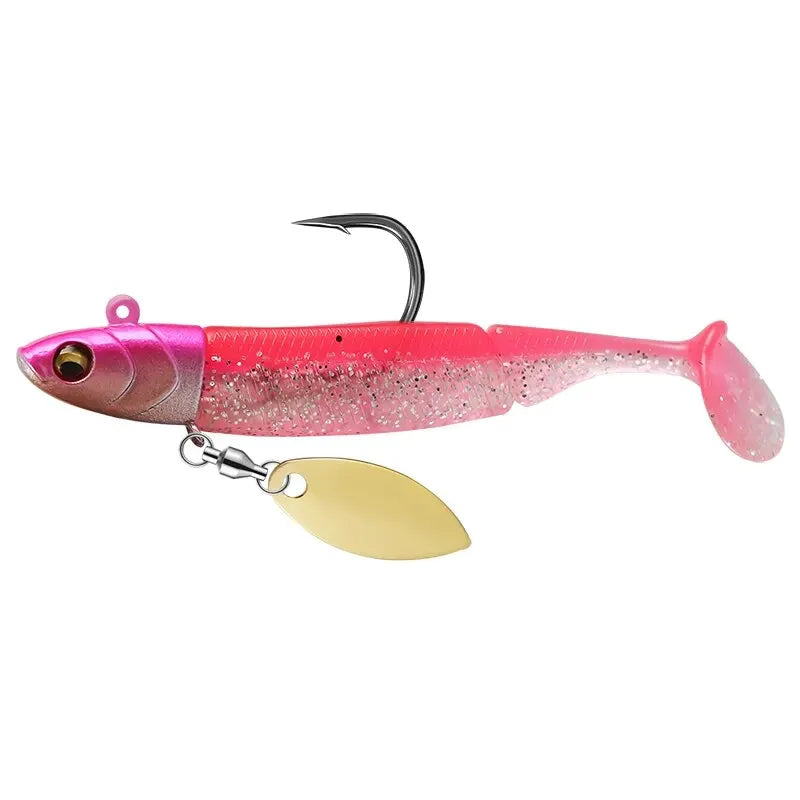 Soft T-tail Fishing Lures for Pike and Bass