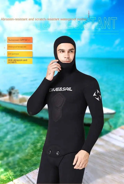 1.5MM CR Neoprene Wetsuit Open Cell Free Diving Suit Camouflage Fullsuit Mens Snorkeling Swimming Spearfishing Wetsuit