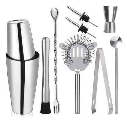 Stainless Steel Cocktail Shaker Set for Parties