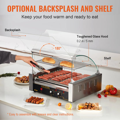 HookUpCo. Electric Hot Dog Roller