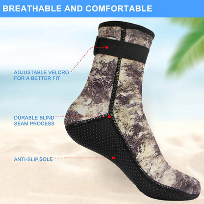 HookUpCo. Anti-Slip Water Socks