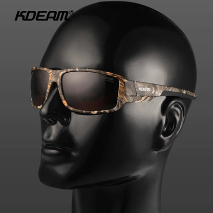 KDEAM Polarized Sports Sunglasses for Men - Stylish & Durable