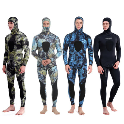 Camouflage Wetsuit for Spearfishing, Diving  - 3mm HookUpCo.