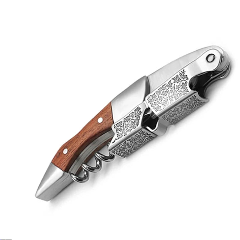 HookUpCo. Professional Waiters Corkscrew Tool