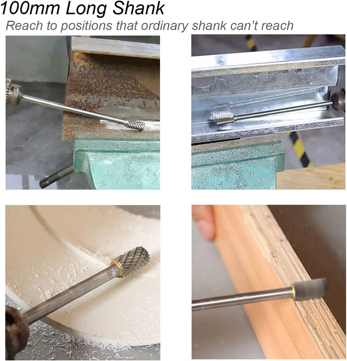 HookUpCo. Extra Long Rotary Rasp for Metalwork