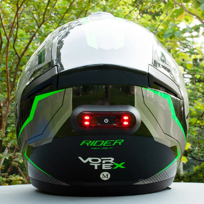 HookUpCo LED Bike Helmet Tail Light