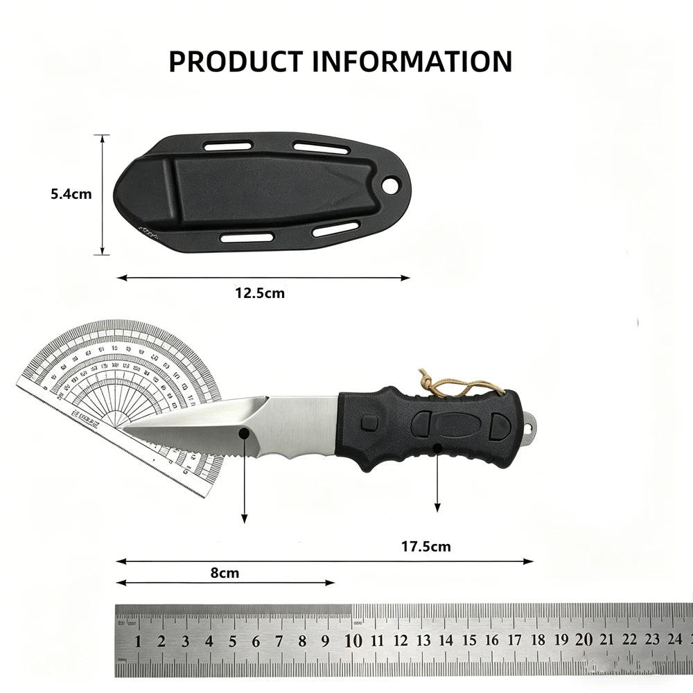 HookUpCo. Stainless Dive Rescue Knife